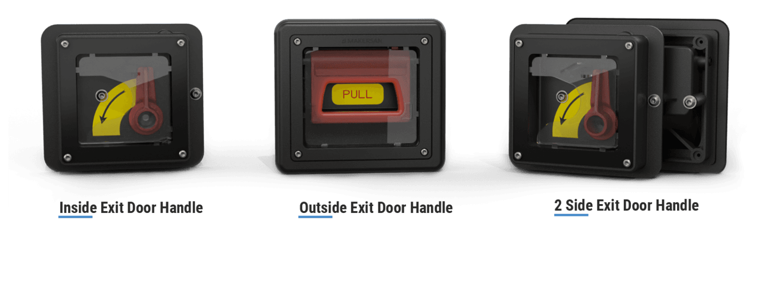 Makersan MO 038 exit door handle.