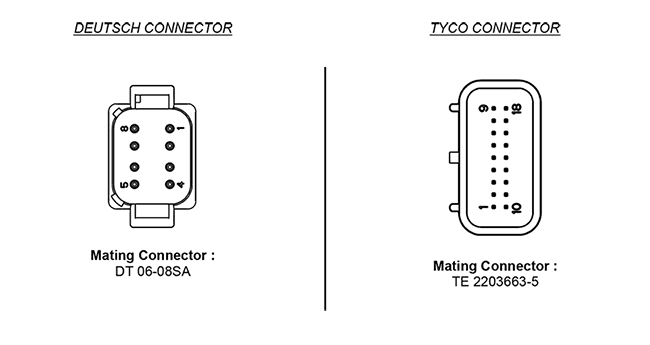 Makersan MO 391 & 387 H1X electrical connection diagram.