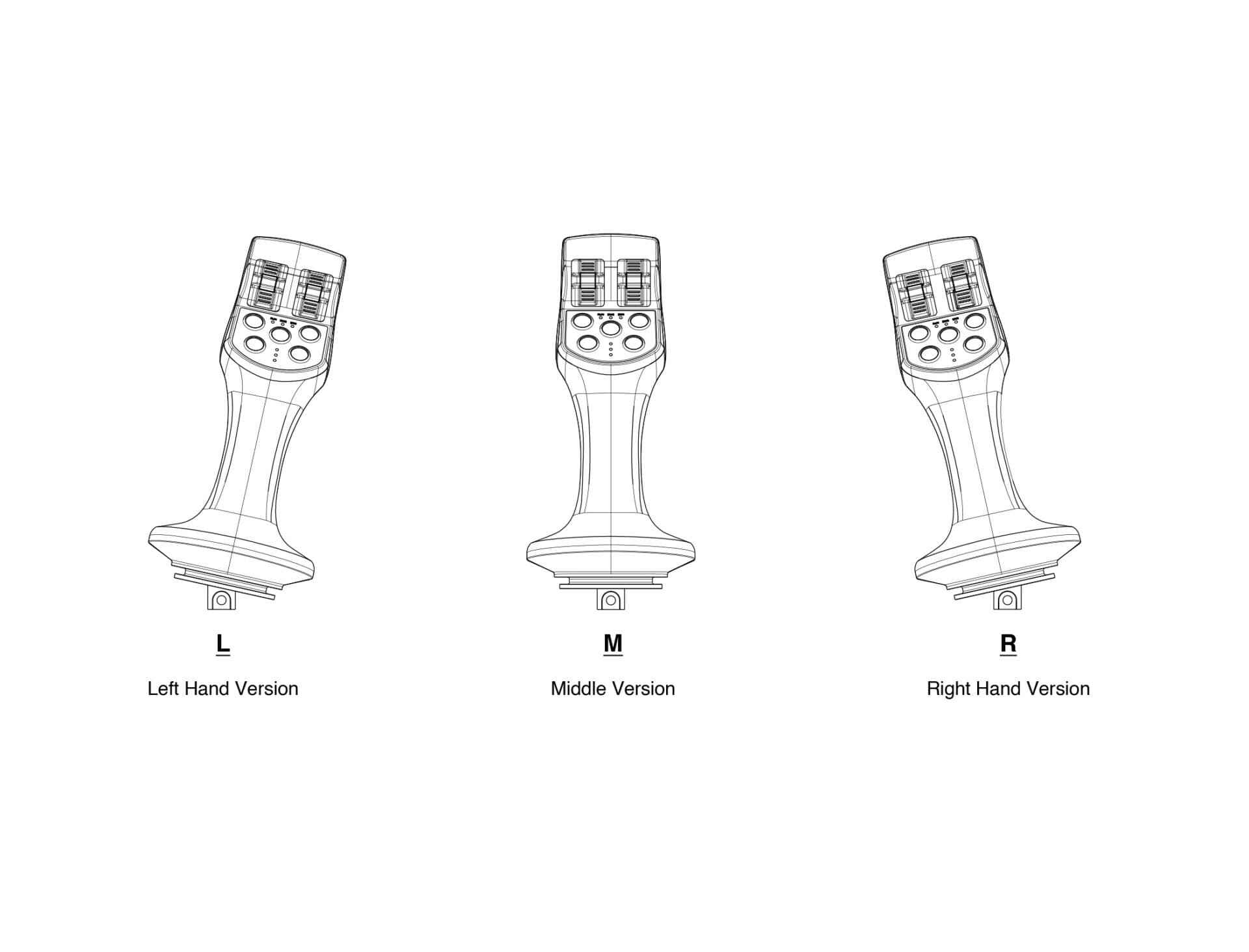 Makersan MO 394 handle position options.