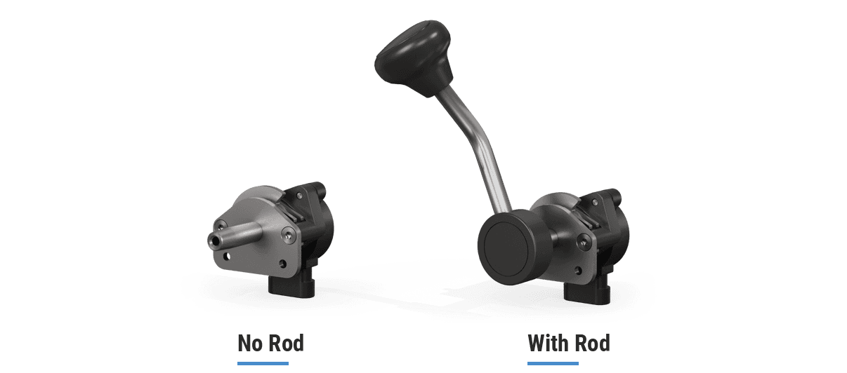 Makersan MO 378N rotary control lever type options.