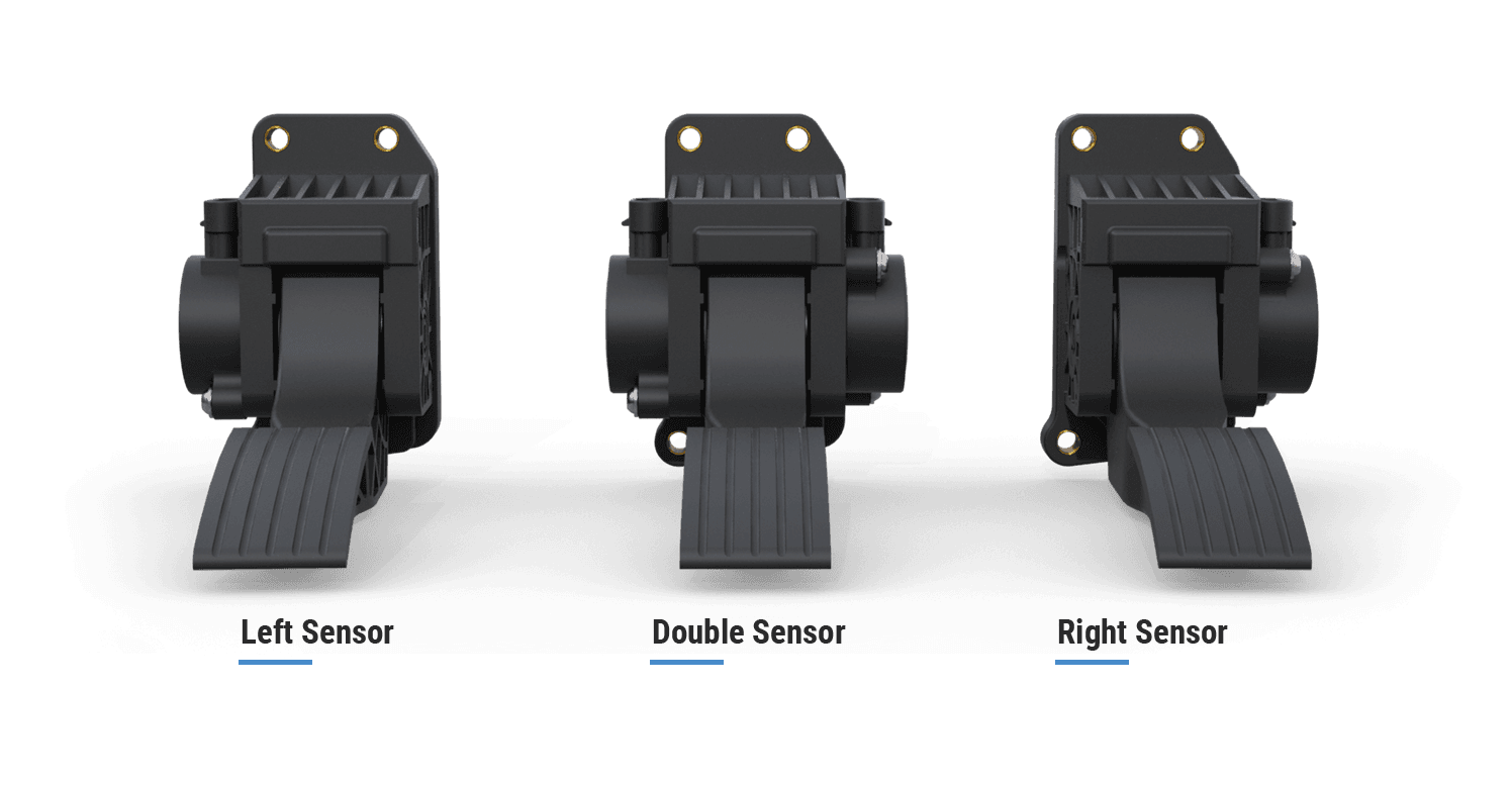 Makersan MO 370 accelerator pedal sensor configuration options.