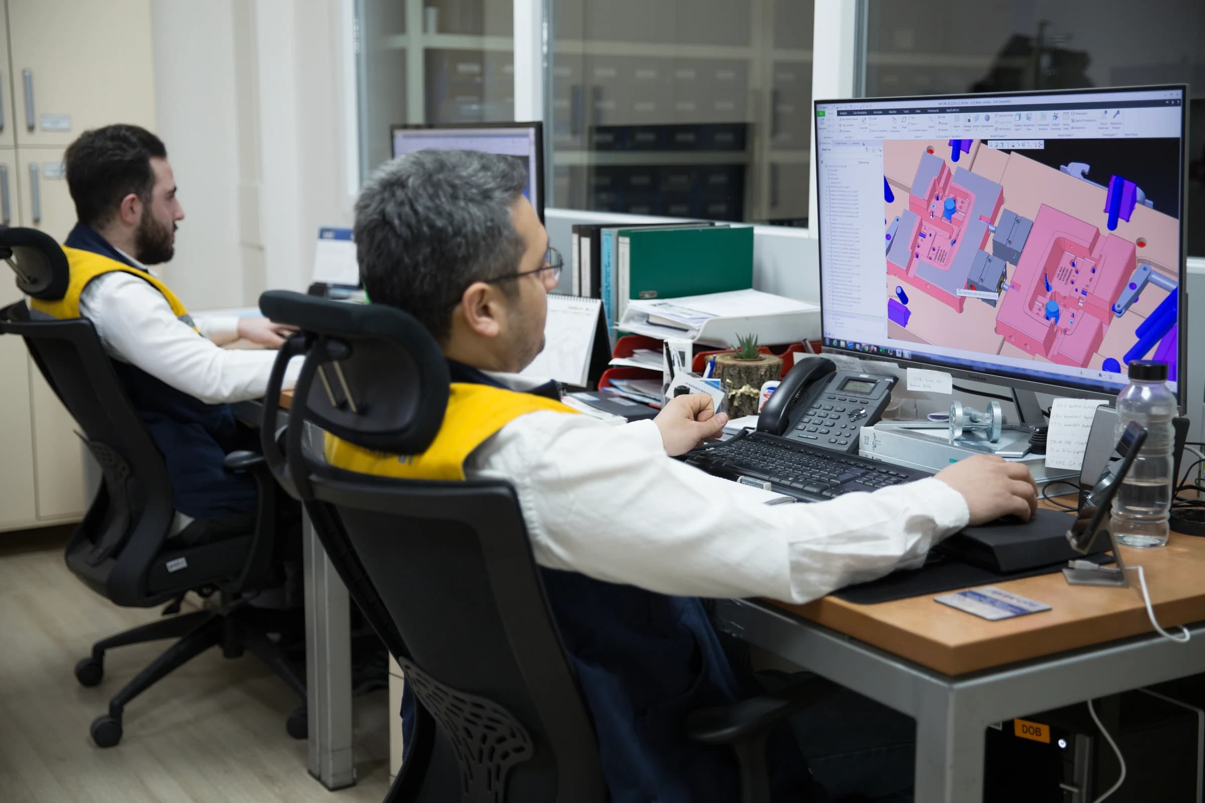 Makersan engineer developing 3D CAD tooling and enclosure designs