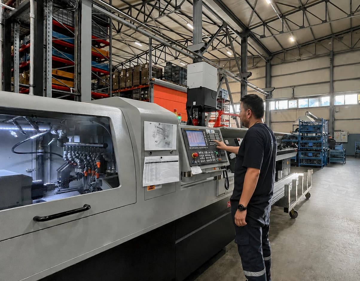 CNC machining centres on the Makersan production floor