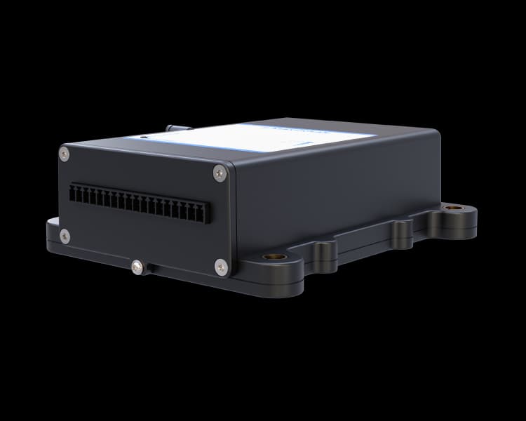 Makersan MO-720 Wi-Fi 2.4GHz wireless I/O module in rugged field-ready enclosure.