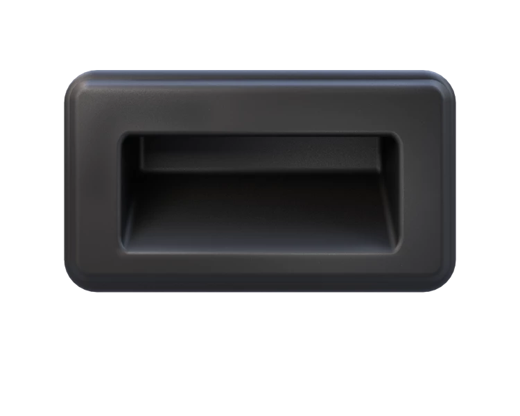 Makersan MO 027 recessed-grip luggage flap handle.