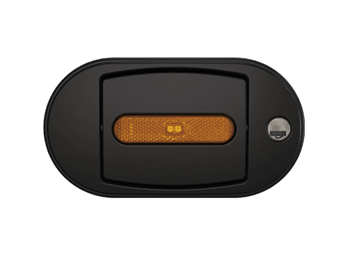Makersan MO 032X-M oval luggage flap handle.