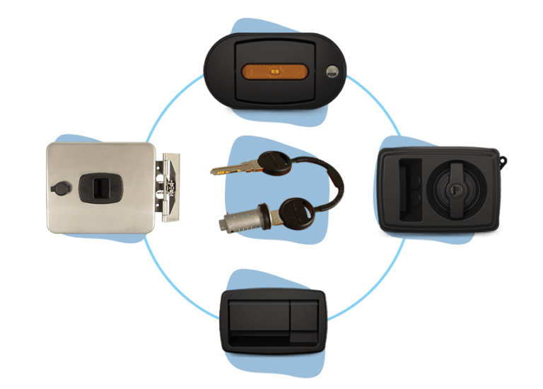 Makersan one-key solution: a single key for all vehicle locks.