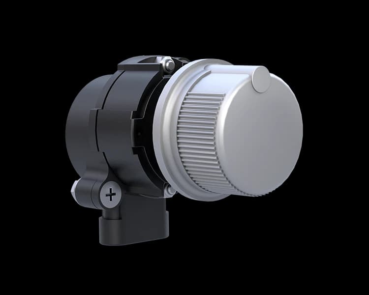 Makersan MO 375A rotary hand throttle with knob and sealed base.