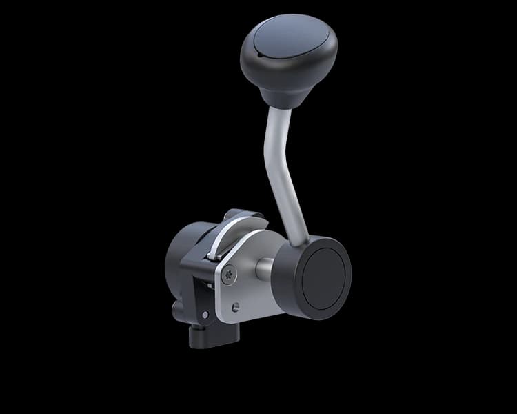 Makersan MO 378N high-cycle rotary control lever with sealed base.