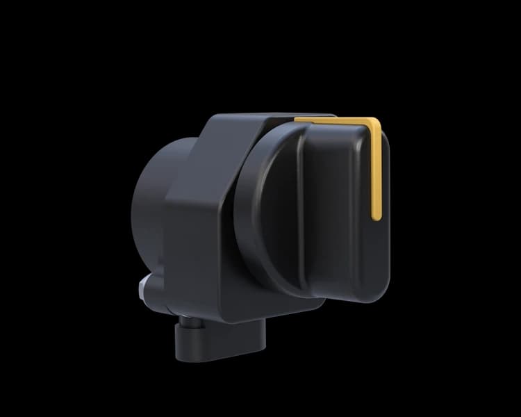 Makersan MO 379 rotary control with knob and sealed plate.