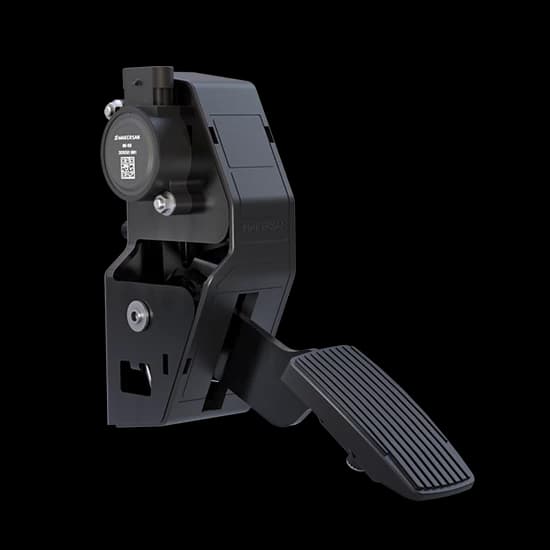 Makersan MO 126 suspended accelerator pedal with heavy-duty metal case and ribbed pad.
