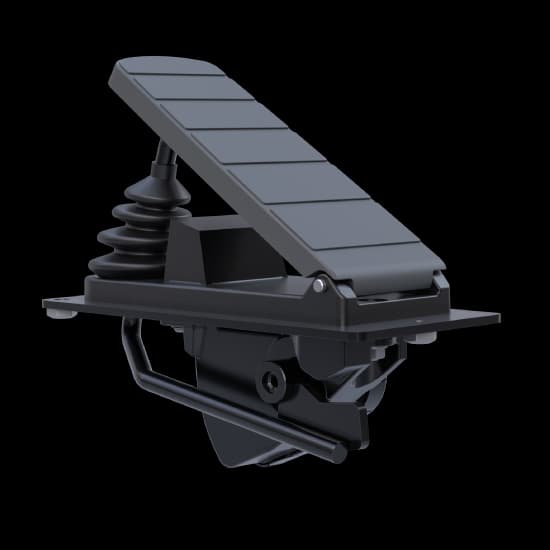 Makersan MO 368B underfloor accelerator pedal in reinforced polyamide case.