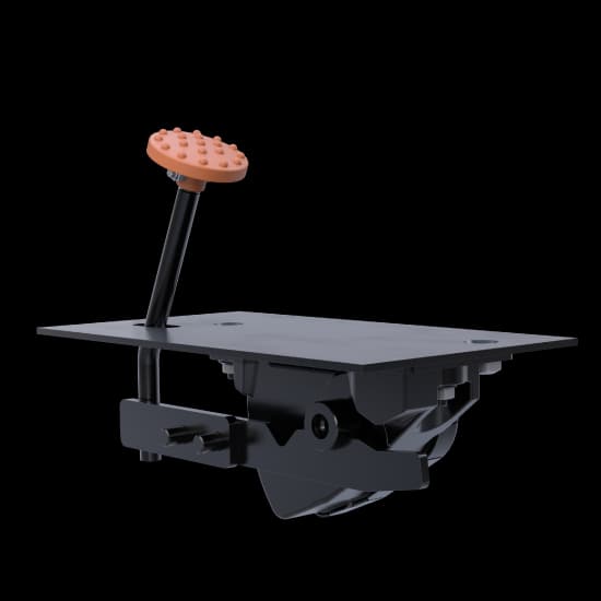 Makersan MO 368C underfloor accelerator pedal in reinforced polyamide case.