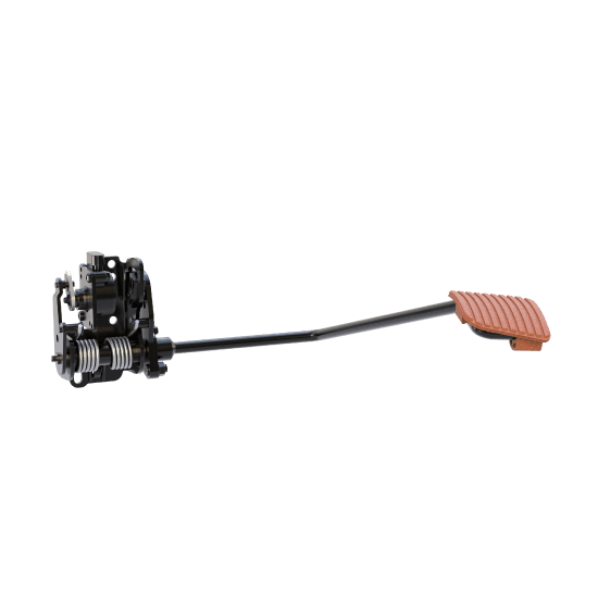 Makersan MO 382 tractor accelerator pedal with heavy-duty metal case.